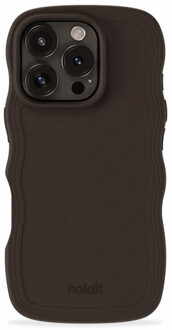 Holdit Wavy Case voor de Apple iPhone 16 Pro Max - Chocolate Bruin