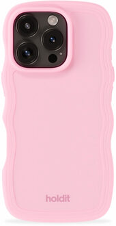 Holdit Wavy Case voor de Apple iPhone 16 Pro Max - Pink Roze