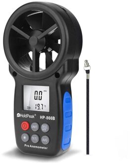 Holdpeak HP-866B Digitale Anemometer Wind Meter Maatregelen Wind Temperatuur Gevoelstemperatuur HP866 Meten Tool
