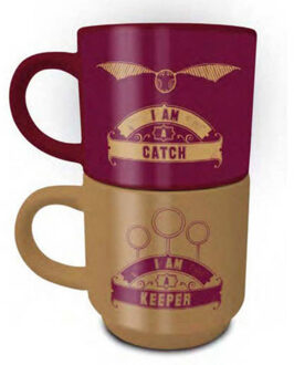Hole in the Wall Harry Potter: Catch and Keeper Stack Mug Set Beker