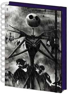 Hole in the Wall Nightmare Before Christmas Notebook A5 Seriously Spooky