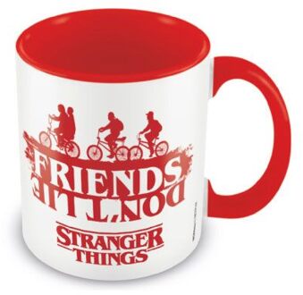 Hole in the Wall Stranger Things - Friends Don t Lie Coloured Inner Mug 315ml