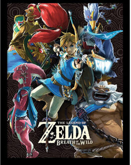 Hole in the Wall ZELDA BREATH OF THE WILD - Collector Print HQ 32X42 - Divine Beasts