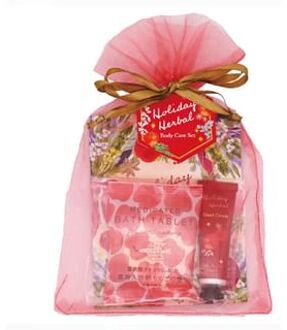Holiday Herbal Body Care Set Red