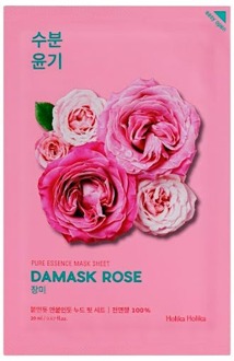 Holika Holika Damask Rose Pure Essence Mask Sheet - Softening Canvas Mask With Damascus Rose Extract