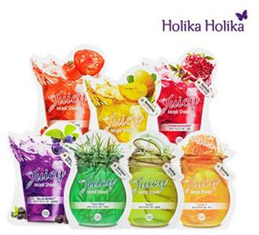 Holika Holika Juicy Mask Sheet Set 10pcs (7 Flavours) Tea Tree