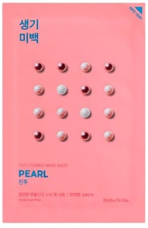 Holika Holika Pure Essence Mask Sheet Pearl Illuminating Mask Made Of Ecstrakrem From Pearl 20Ml