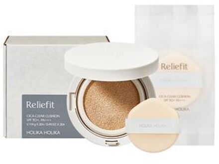 Holika Holika Reliefit Cica Clear Cushion Set - 3 Colors #01 Pure Vanilla