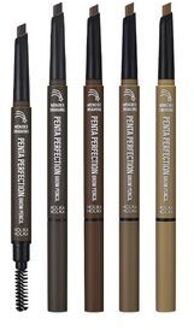 Holika Holika Wonder Drawing Penta Perfection Brow Pencil - 4 Colors #01 Dark Brown