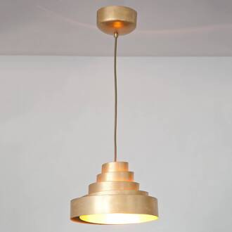 Hollander Comparsa - een spiraalvormige pendellamp goud