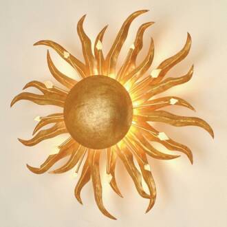 Hollander Fascinerende wandlamp SONNE GOLD 45 cm goud