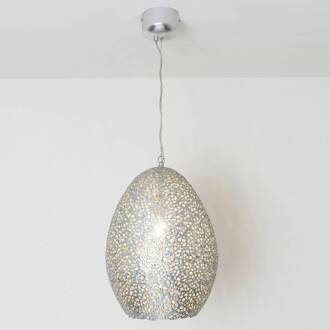 Hollander Hanglamp Cavalliere, zilver, Ø 34 cm