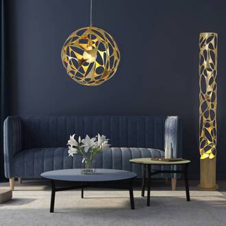 Hollander Hanglamp Talismano, goud, Ø55cm