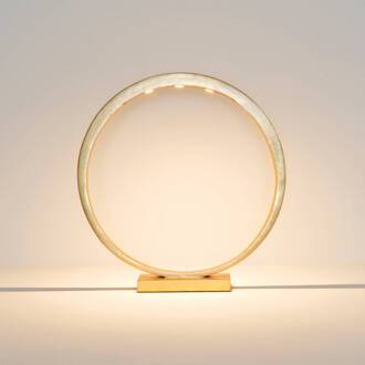 Hollander LED tafellamp Asterisco ringdesign goud dimmer