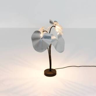 Hollander LED tafellamp Controversia met dimmer, zilver goud, zwart