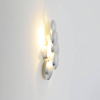Hollander LED wandlamp Bolladaria, 3-lamps, zilver