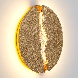 Hollander LED-wandlamp Eruption Ø 40 cm goud, oranje