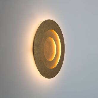 Hollander LED wandlamp Masaccio Rotondo, goud