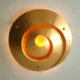 Hollander Stijlvolle plafond-wandlamp LABIRINTO in goud