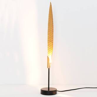 Hollander Tafellamp Penna goud hoogte 51 cm goud, bruinzwart