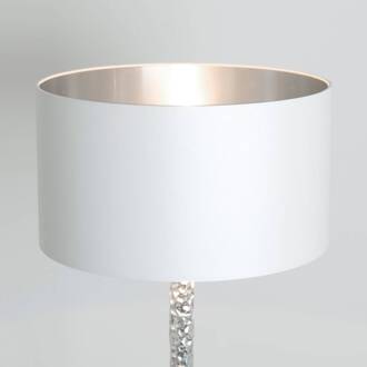 Hollander Vloerlamp Cancelliere Rotonda zijde wit/zilver wit, zilver