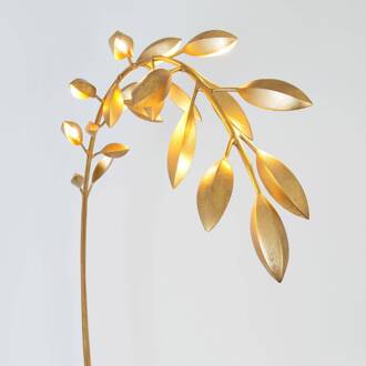 Hollander Vloerlamp Riso, 11-lamps, goud zwart-bruin, goud