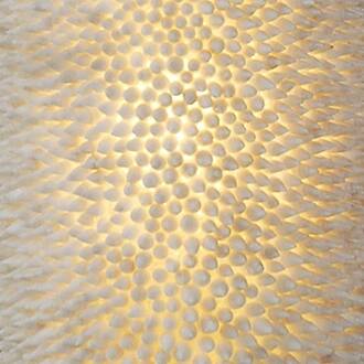 Hollander Vloerlamp Sirena Bianco wit, chroom