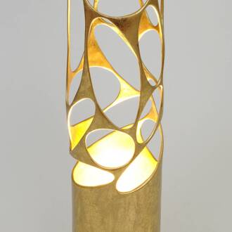 Hollander Vloerlamp Talismano, goudkleurig, hoogte 176 cm, ijzer
