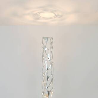 Hollander Vloerlamp Talismano, zilverkleurig, hoogte 176 cm, ijzer