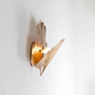 Hollander Wandlamp Ginkgo Due in goud