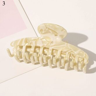 Holle Haar Clip Acryl Haarspelden Grote Haar Klauwen Vrouwen Acetaat Luipaard Print Geometrische Barrette Meisjes Haar Accessoires 3