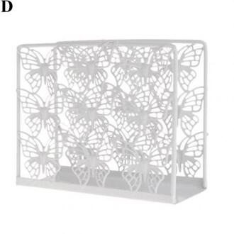 Holle Metalen Servet Rack Box Servet Houder Papieren Handdoek Dispenser Tissue Rack Serviette Holder Organizer Eettafel Decoratie