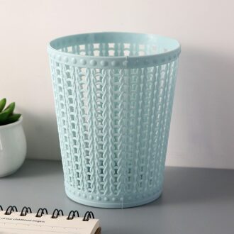 Holle Prullenbak Thuis Mode Desktop Prullenbak Mini Desktop Opslag Emmer Blauw