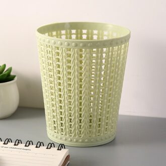 Holle Prullenbak Thuis Mode Desktop Prullenbak Mini Desktop Opslag Emmer groen