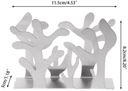Holle Rvs Servet Rack Doos Serviette Holder Organizer Tissue Dispenser Storage Case Tafel Decoratie Thuis Party