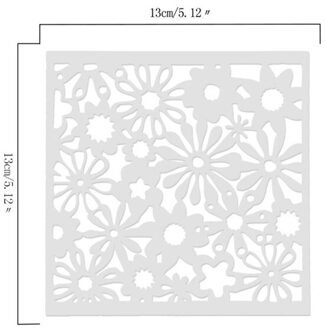 Holle Schilderen Template Kinderen Tekening Sjabloon Voor Diy Handwerk Scrapbook Kleuring Embossing Decoratieve Kaart Gevlekte