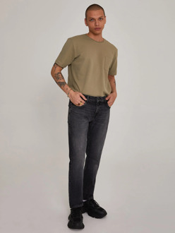 Hollywood z heren regular-fit jeans adoni wash Zwart - 32-38