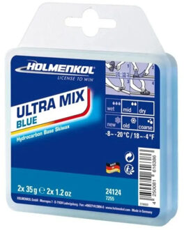 Holmenkol Ultra Mix 2x35g Ski & Snowboard Wax 1 Blauw