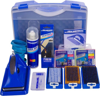 Holmenkol Wax Set 10 delig Ski/Snowboard Onderhoud Art. 1 Blauw