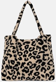 Holy Cow Teddy Mom-Bag met dierenprint Beige - 1 maat