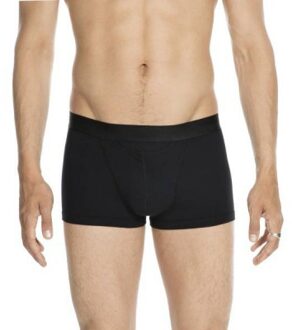 Hom HO1 boxer briefs (2-pack) - heren boxer kort met horizontale gulp - zwart -  Maat: L
