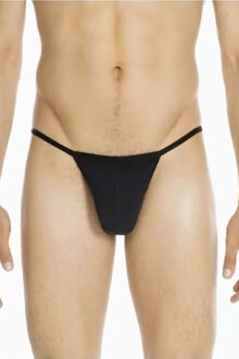 Hom PLUMES G-String Zwart Polyamide En Elastaan - L