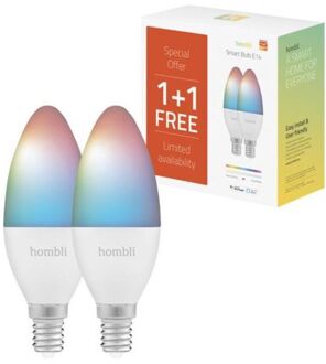 Hombli Kaarslamp Smart Bulb Rgb+cct 4,5w E14 Promo Pack