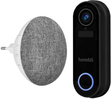 Hombli Smart Doorbell Pack Slimme deurbel Zwart