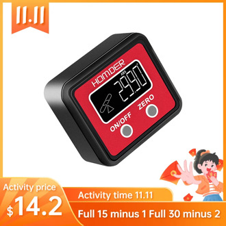 Homder Digital Angle Gauge Level Box Protractor Angle Finder Inclinometer With Magnetic Base,Calculating For Carpentry