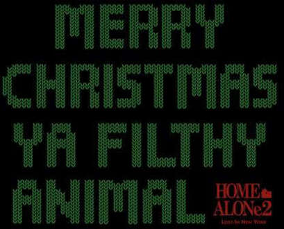 Home Alone Ya Filthy Animal Women's Cropped Hoodie - Black - XS - Zwart