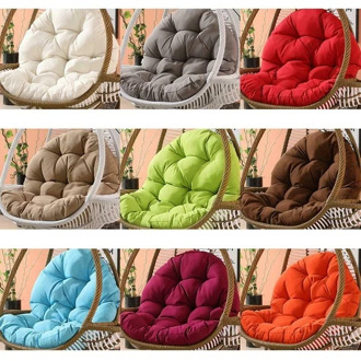 Home Chair Cushion Polyester Fabric and Soft Cotton Filling Rattan Chair Cushion Swing Chairs Hanging Chair Cushion Furniture