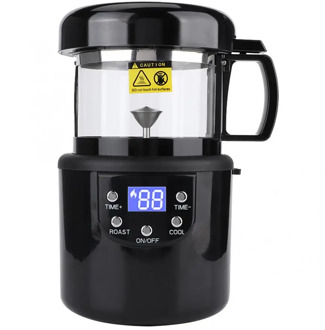 Home Coffee Roaster Electric Mini No Smoke Coffee Beans Baking Roasting Machine EU Plug 220V 1400W