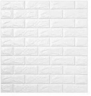 Home Decor 3D Bakstenen Muur Stickers Waterdicht Schuim Diy Zelfklevende Wandbekleding Voor Kinderen Woonkamer Diy Achtergrond 70x78cm