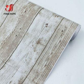 Home Decor 3D Pvc Houtnerf Muurstickers Contact Papier Behang Rustieke Effect Zelfklevende Meubels Keuken Sticker Kamer Old wood grain